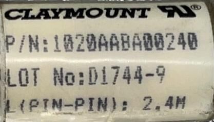 Claymount X-Ray High Voltage Cable