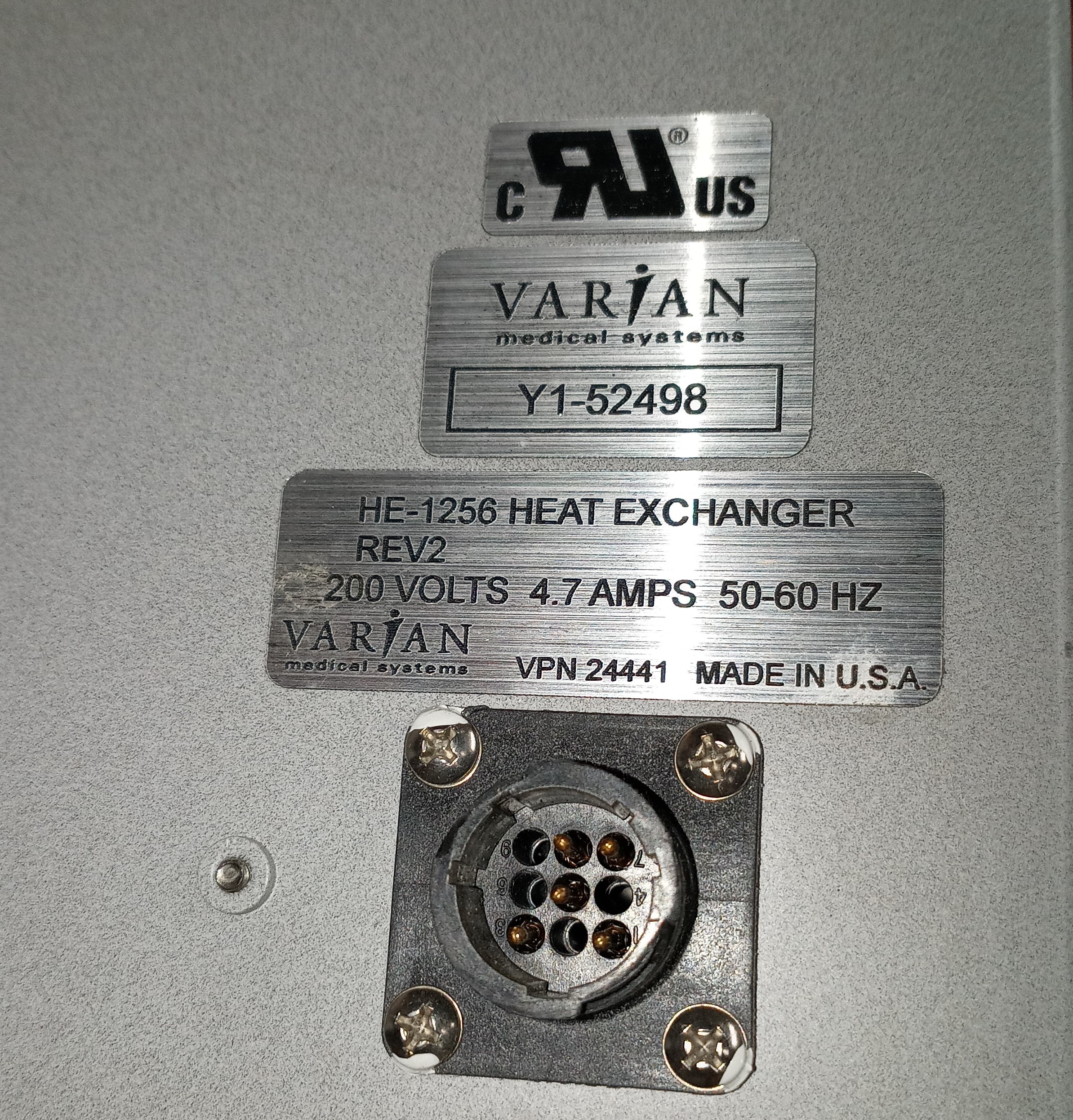 Toshiba CT – Heat Exchanger HE-1256 – CT Scanner