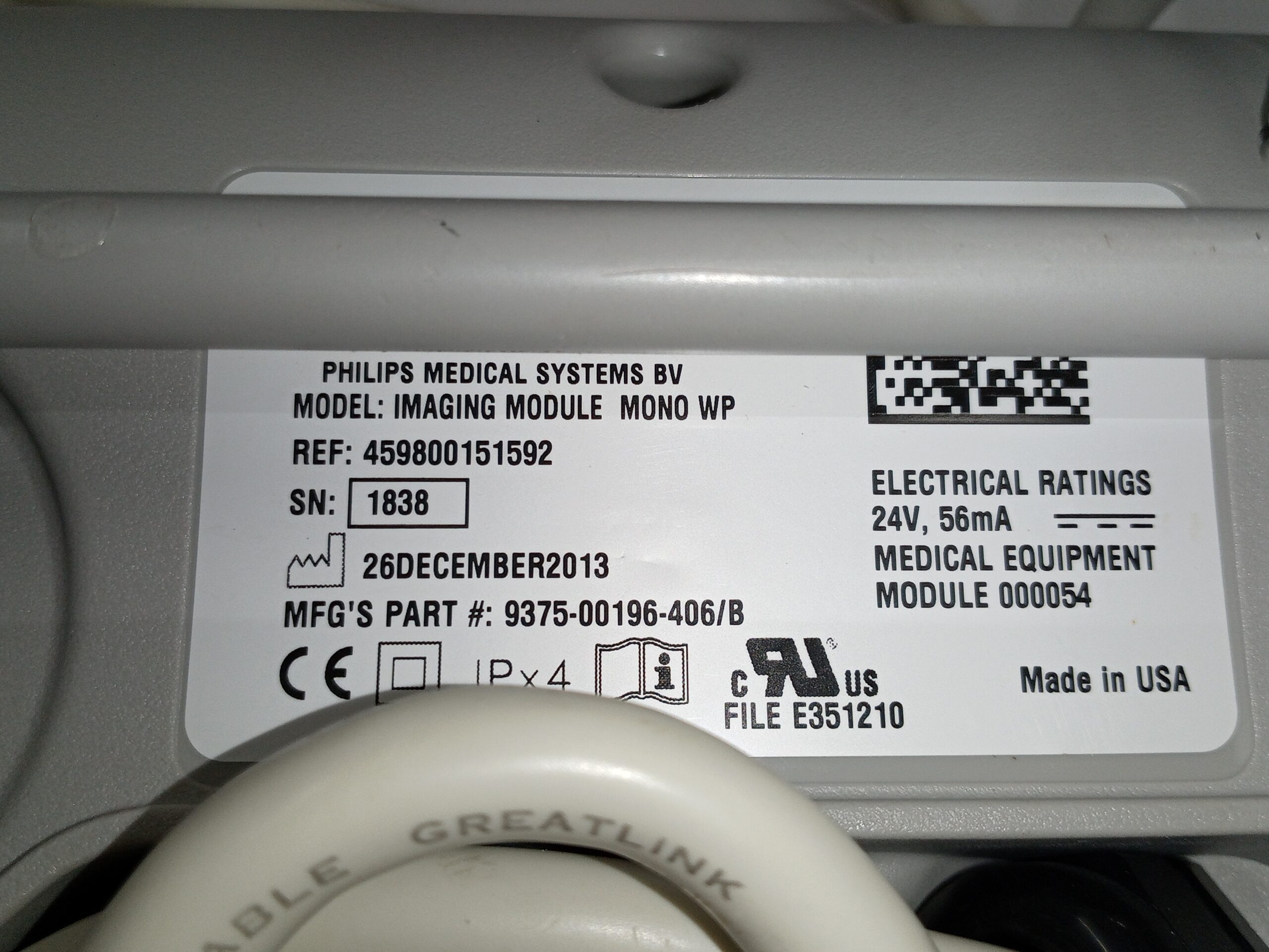 Philips – Cath Lab – Allura Xper FD – Imaging Module MONO WP – 459800151592