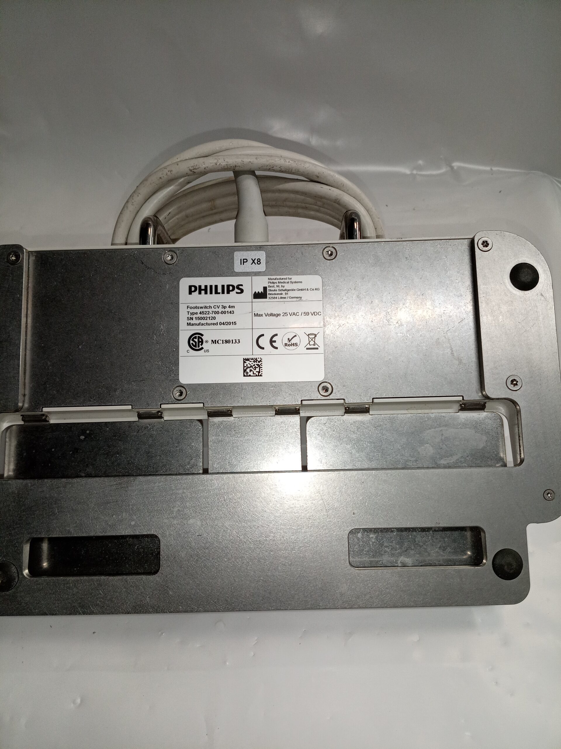 Philips – Cath Lab – FootSwitch CV 3P 4M – 452270000143