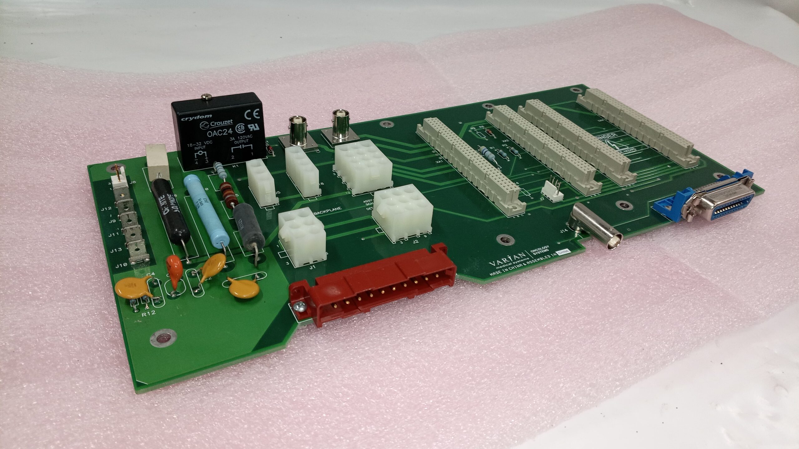 Varian – Linear Accelerator – Thyratron Backplane – 1102515-10 Rev. M