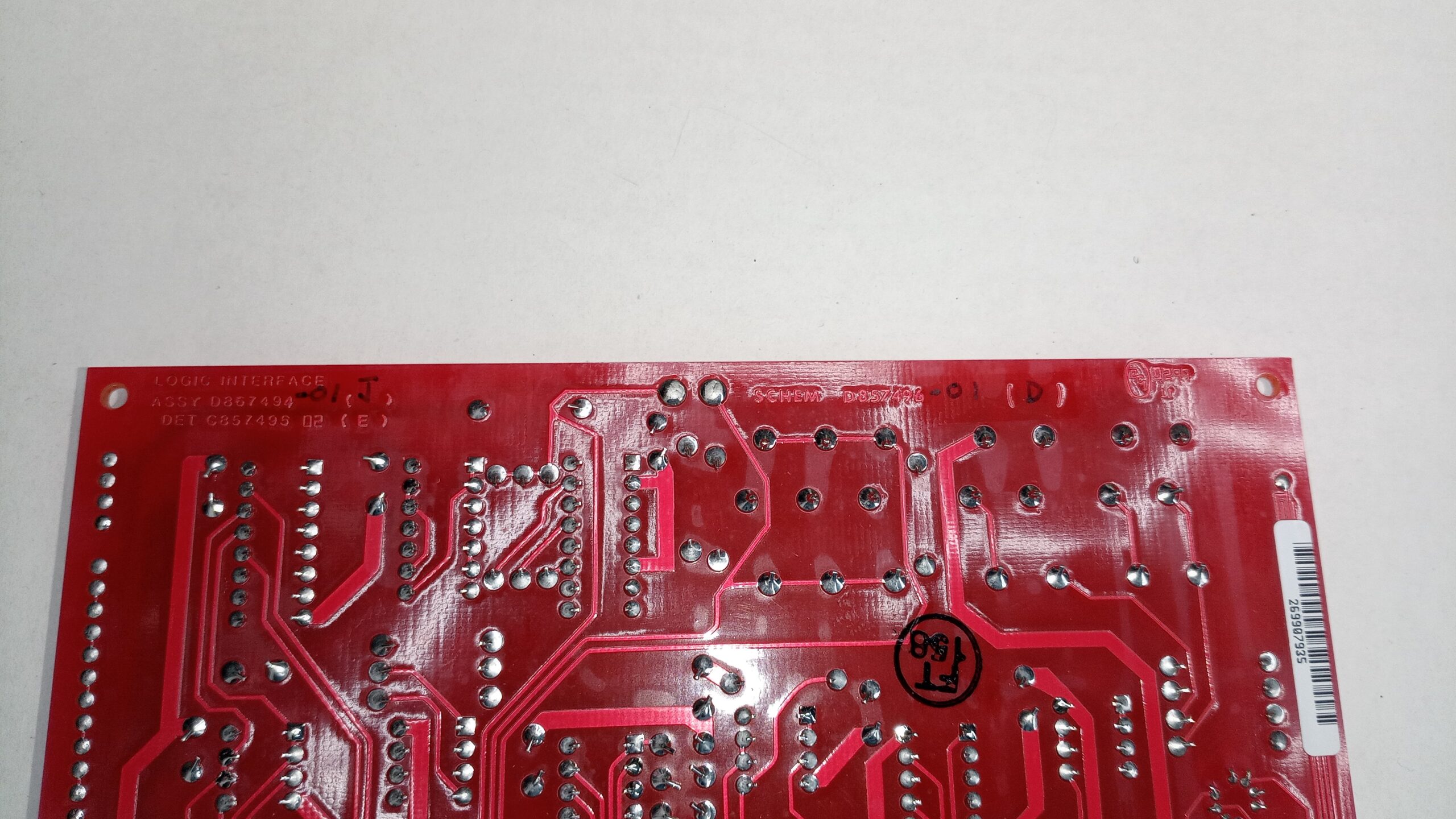 Varian – Linear Accelerator – Logic Interface Board – 86749401 Rev. J